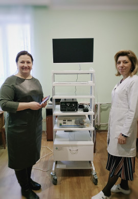 Вітаємо лікарню міста Кам'янка-Бузька з придбанням гістероскопічної стійки