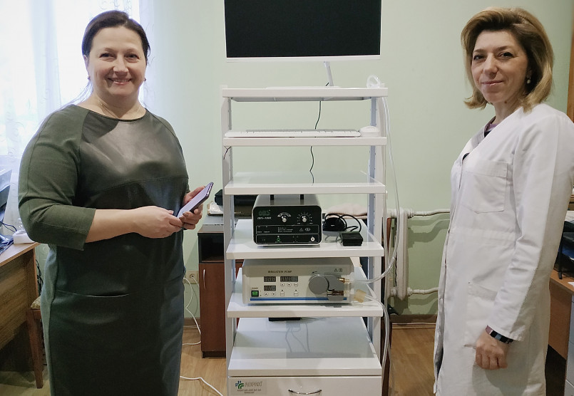 Вітаємо лікарню міста Кам'янка-Бузька з придбанням гістероскопічної стійки